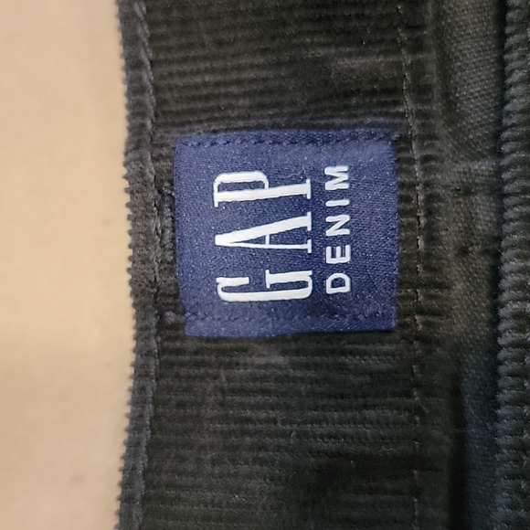 GAP Denim Size 12/31R Dark Charcoal Gray True Skinny Corduroy Pants, EUC - Picture 12 of 14